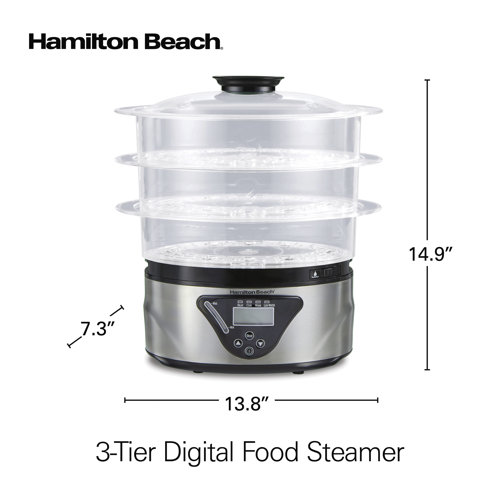 Hamilton Beach® 3tier Digital Food Steamer & Reviews Wayfair